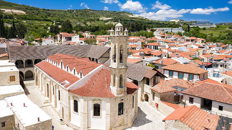 Timios Stavros Monastery & Omodos Square