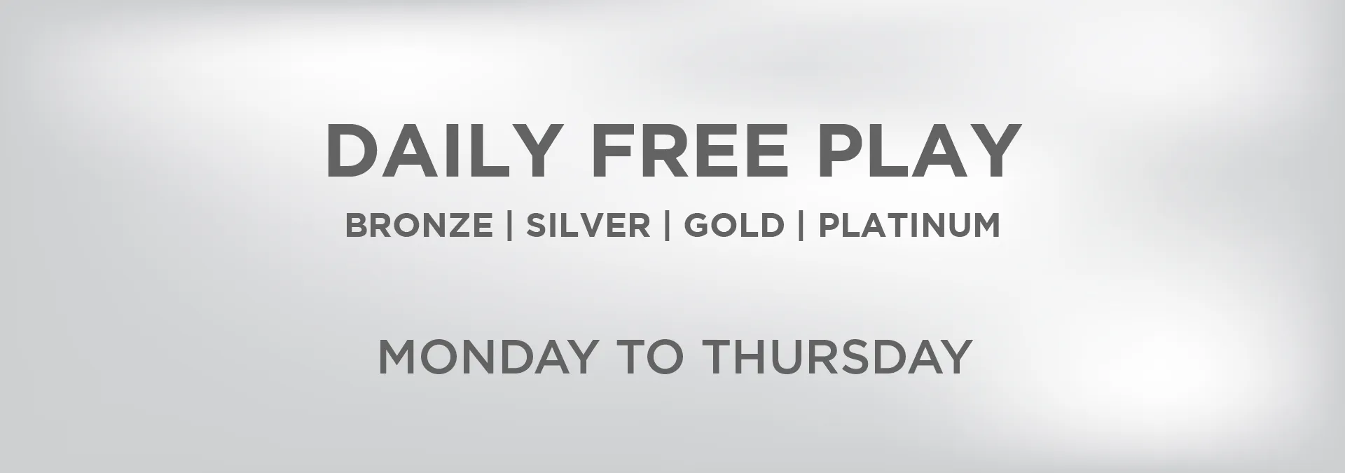 Daily Free Play banner